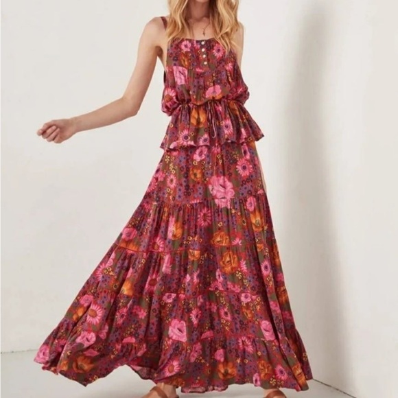 Spell and the Gypsy daisy maxi skirt small - Picture 3 of 4